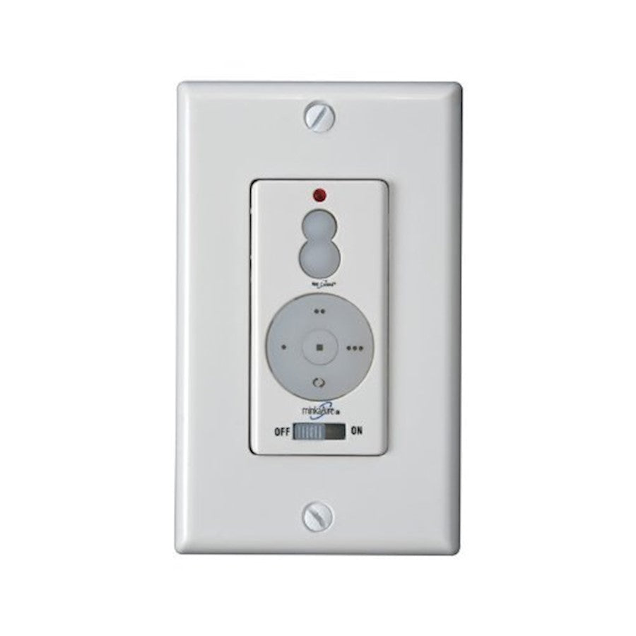 Minka Aire 210 Wall Control System | White | Ceiling Fan Remote & Control | 4.75 x 2.75 x 4.75 in | Model WC210
