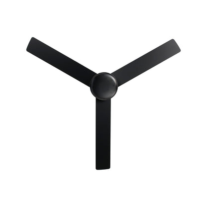 Millennium Lighting Trestwyn 52in 3-Blade 5CCT LED Ceiling Fan | Transitional Matte Black and Etched Acrylic | Bedroom | Model 1100LED-MBK-MBK