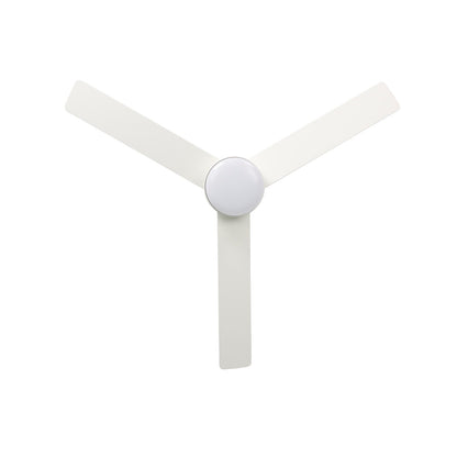 Millennium Lighting Trestwyn 52in 3-Blade Ceiling Fan | Transitional Matte White and Etched Acrylic | Bedroom & Living Room | Model 1100LED-MWW-MWW