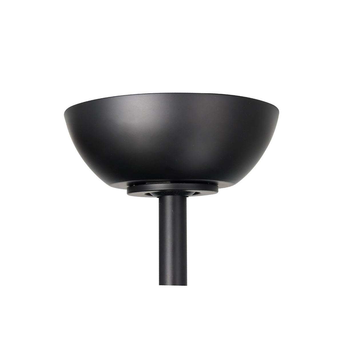 Millennium Lighting Hammerlin 52in 3-Blade LED Ceiling Fan | Transitional Matte Black and Etched PC | Bedroom & Living Room | Model 1103LED-MBK-MBK