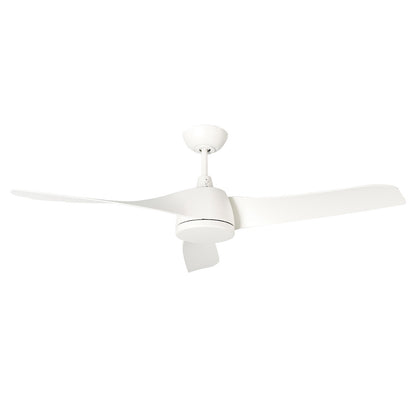 Millennium Lighting Hammerlin 52in 3-Blade LED Ceiling Fan | Transitional Matte White and Etched PC | Bedroom & Living Room | Model 1103LED-MWW-MWW
