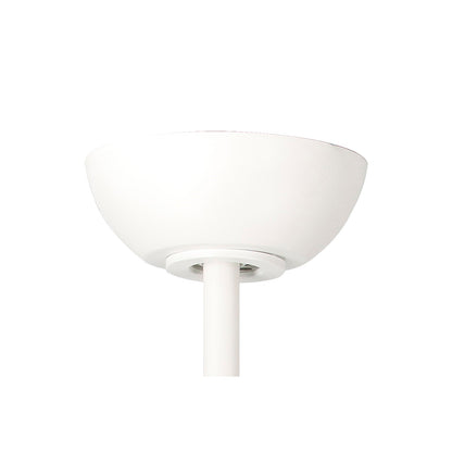 Millennium Lighting Hammerlin 52in 3-Blade LED Ceiling Fan | Transitional Matte White and Etched PC | Bedroom & Living Room | Model 1103LED-MWW-MWW