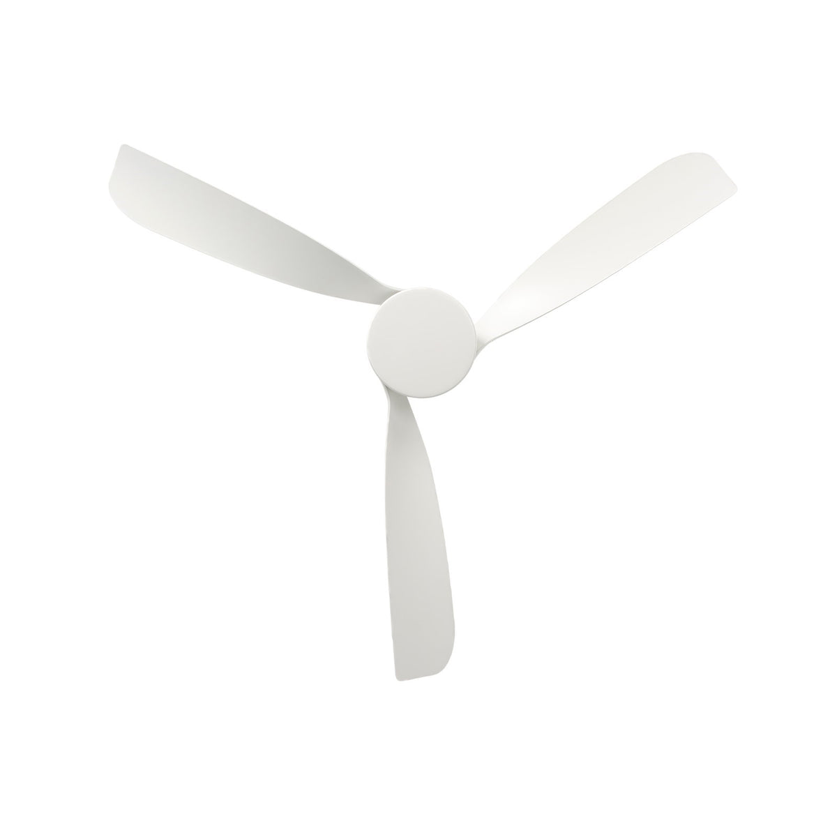 Millennium Lighting Hammerlin 60in 3-Blade LED Ceiling Fan | Transitional Matte White and Etched PC Lens | Living Room | Model 1113LED-MWW-MWW