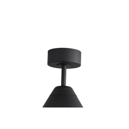 Millennium Lighting Karrston 54in 3-Blade LED Ceiling Fan | Transitional Matte Black and Walnut Acrylic Lens | Living Room | Model 1120LED-MBK-WT