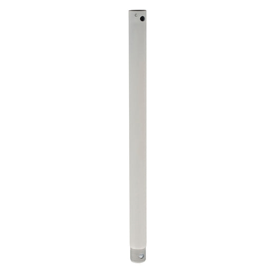 Millennium Lighting 12in Ceiling Fan Downrod | Traditional Matte White Steel | Bedroom & Living Room | 12 x 0.5 x 0.5 in | Model E12MWW
