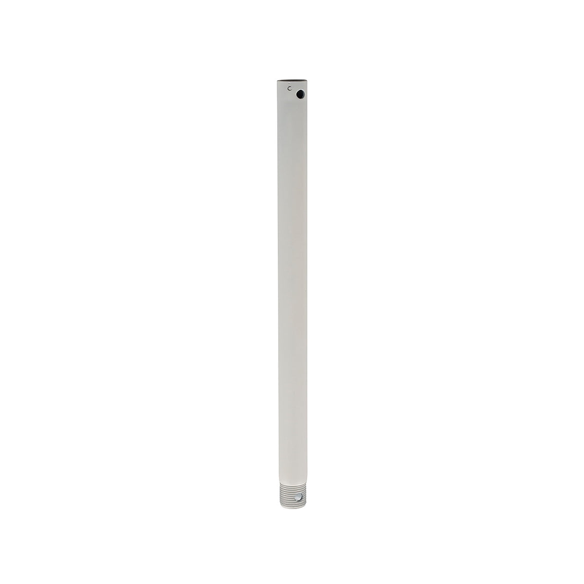 Millennium Lighting 18in Ceiling Fan Downrod | Traditional Matte White Steel | Bedroom & Living Room | 18 x 0.5 x 0.5 in | Model E18MWW