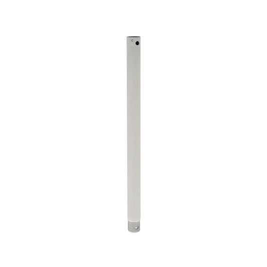 Millennium Lighting 18in Ceiling Fan Downrod | Traditional Matte White Steel | Bedroom & Living Room | 18 x 0.5 x 0.5 in | Model E18MWW