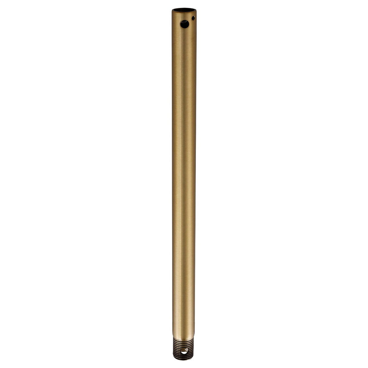 Millennium Lighting Ceiling Fan Downrod 48in | Traditional Brass Steel | High Ceiling Fan Extension | 48 x 0.5 x 0.5 in, Damp Rated | Model E48BR
