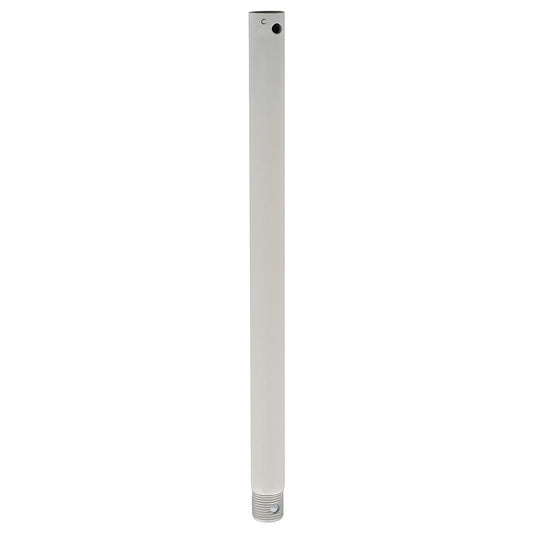 Millennium Lighting Ceiling Fan Downrod 48in | Traditional Matte White Steel | High Ceiling Fan Extension | Model E48MWW