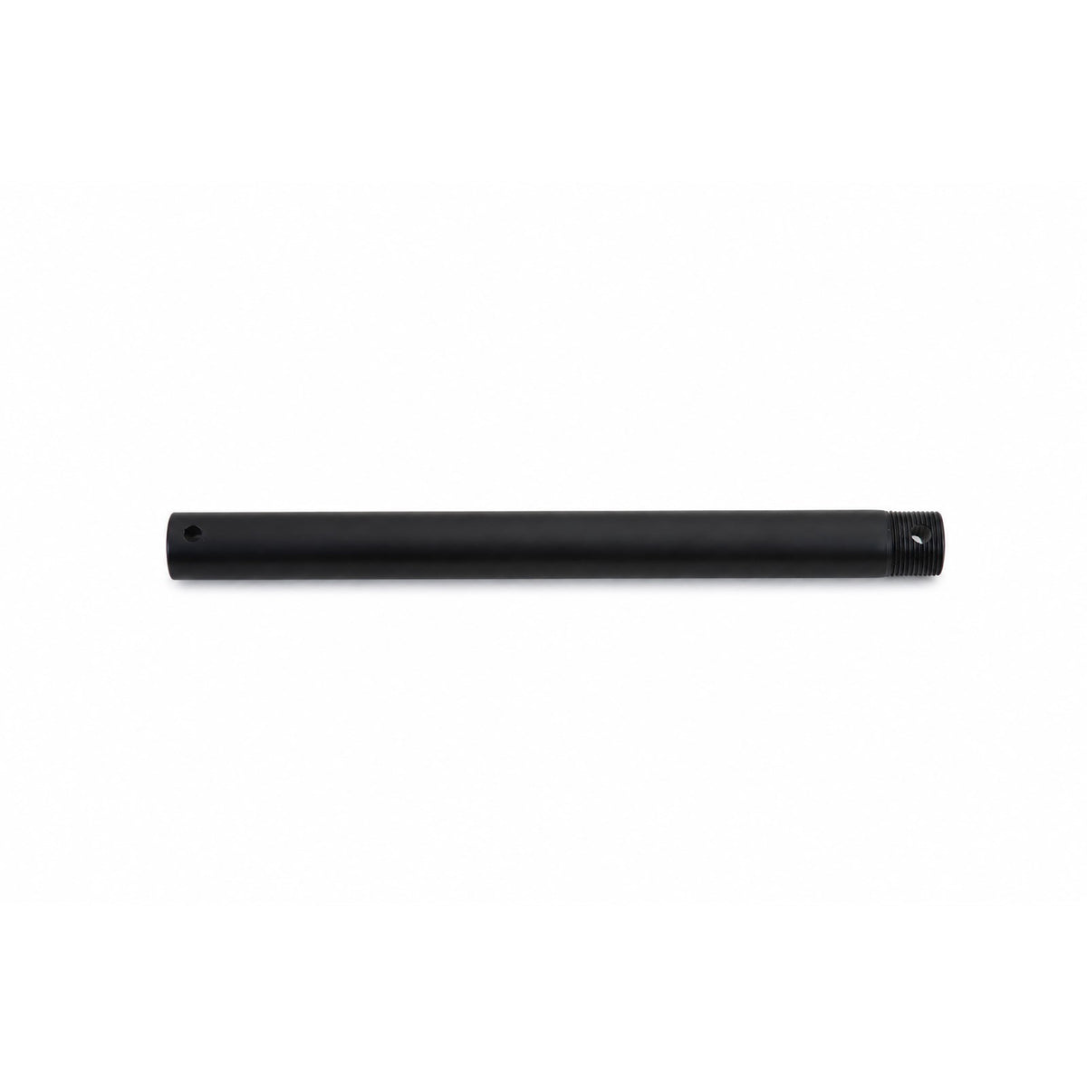 Millennium Lighting Ceiling Fan Downrod 12in | Traditional Matte Black Steel | Bedroom & Living Room | 12 x 0.75 x 0.75 in | Model EDR12MBK