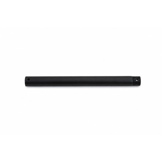 Millennium Lighting Ceiling Fan Downrod 12in | Traditional Matte Black Steel | Bedroom & Living Room | 12 x 0.75 x 0.75 in | Model EDR12MBK