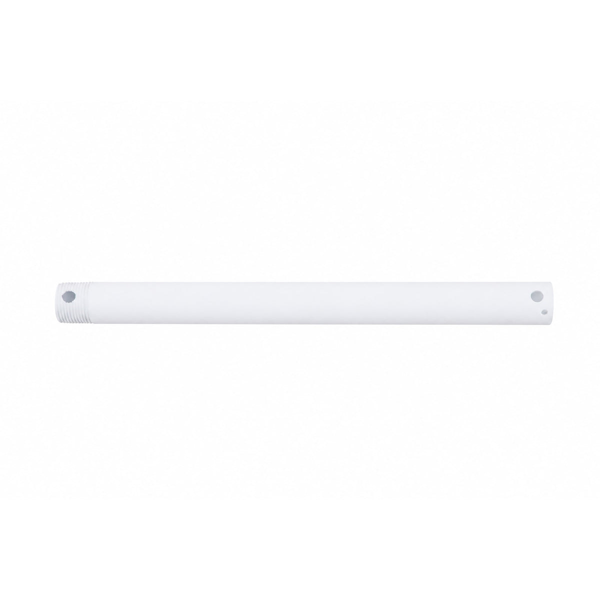 Millennium Lighting Ceiling Fan Downrod 12in | Traditional Matte White Steel | Bedroom & Living Room | 12 x 0.75 x 0.75 in | Model EDR12MWW