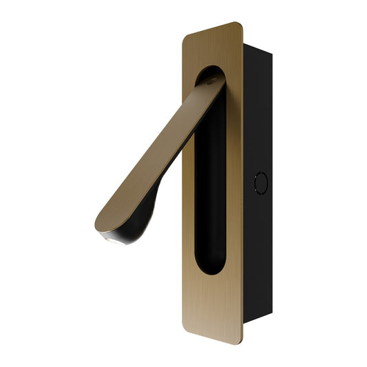 Modern Forms Line Up 1Lt 10" LED Reading Light, Aged Brass - BL-19510-AB