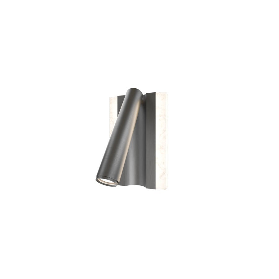 Modern Forms Ivery 9" LED Reading Light, Nickel/White/Alabaster
