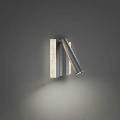 Modern Forms Ivery 9" LED Reading Light, Nickel/White/Alabaster