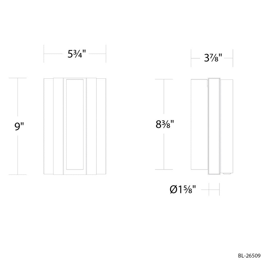 Modern Forms Ivery 9" LED Reading Light, Nickel/White/Alabaster