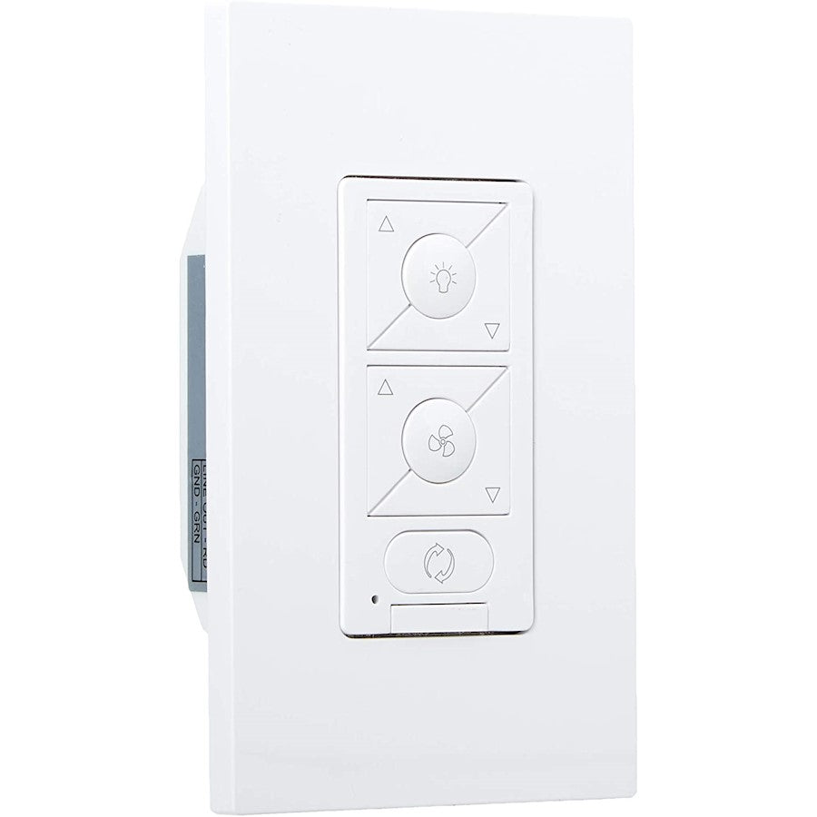 Modern Forms RF Ceiling Fan Wall Control/Single Pole Wallplate, White