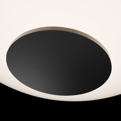 Modern Forms Illusion 1Lt 22" LED Flush Mount, Black/Opal