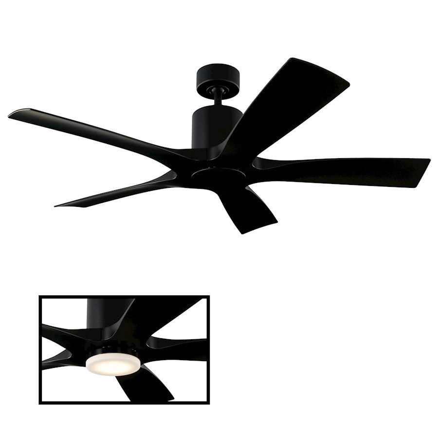 Modern Forms Aviator 5 Blade Ceiling Fan in Matte Black