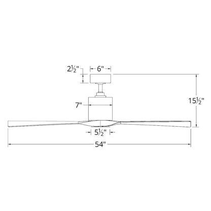 Modern Forms Aviator 1 Light 31W, Ceiling Fan