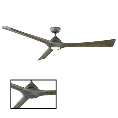 Modern Forms Woody 1 Light, Ceiling Fan