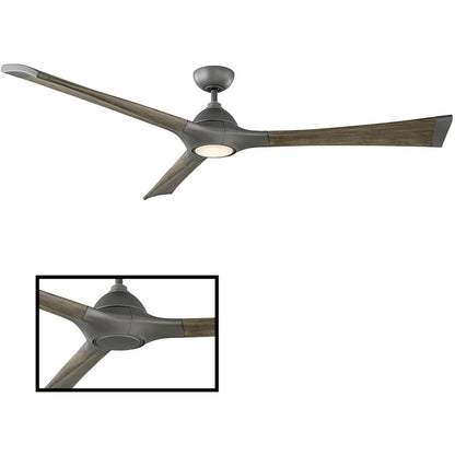 Modern Forms Woody 1 Light, Ceiling Fan