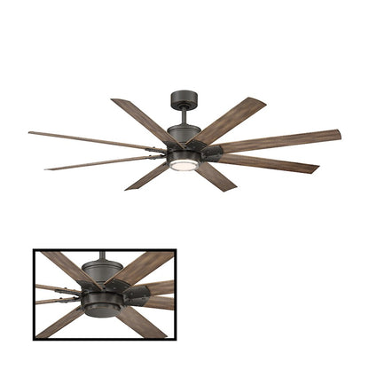 Modern Forms Renegade 1 Light, Ceiling Fan