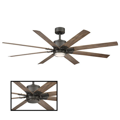 Modern Forms Renegade 1 Light, Ceiling Fan