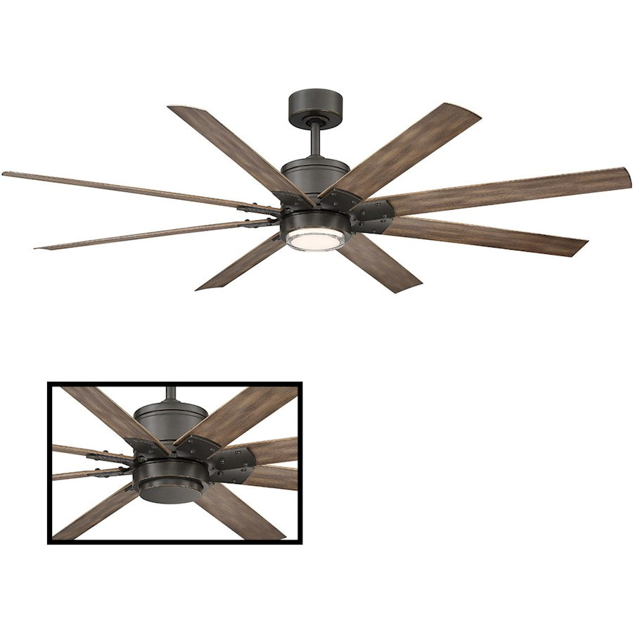 Modern Forms Renegade 1 Light, Ceiling Fan