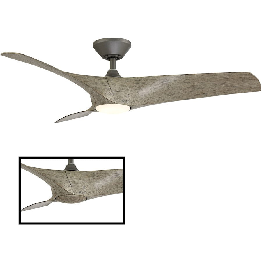 Modern Forms Zephyr 1 Light Ceiling Fan