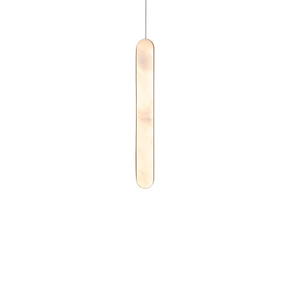 Modern Forms Cadiz 1Lt 18" LED Mini-Pendant, Aged Brass/Alabaster