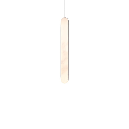 Modern Forms Cadiz 1Lt 18" LED Mini-Pendant, Nickel/Alabaster