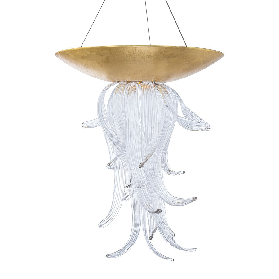 Modern Forms Tendril 1Lt 26" LED Pendant, Gold Leaf