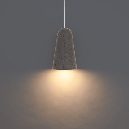 Modern Forms Pompeii 1Lt 6" LED Mini-Pendant, Bassalt/Black