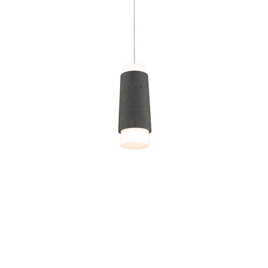 Modern Forms Chauncey 5" LED Mini-Pendant/2700K, BS/BK//Opal - PD-5513-27-BV-BK