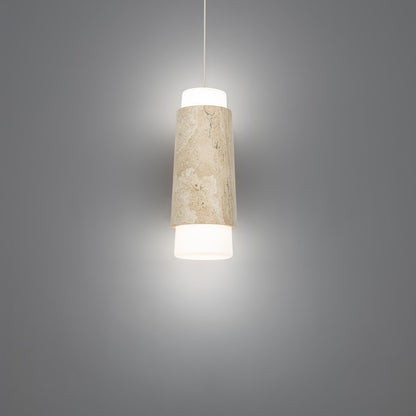 Modern Forms Chauncey 5" LED Mini-Pendant, 3000K, Beige/Brass/Opal