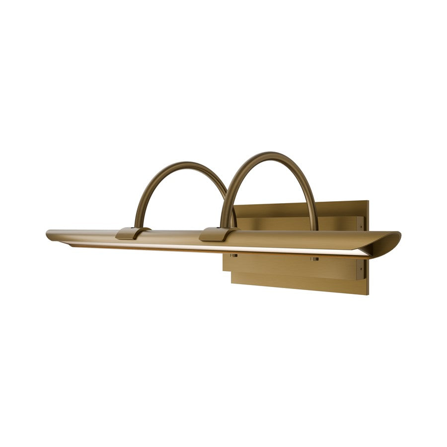 Modern Forms Ansel 1Lt 18" LED Picture Light/2700K, Aged Brass - PL-36518-27-AB