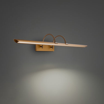 Modern Forms Ansel 1Lt 30" LED Picture Light, 3500K, Aged Brass