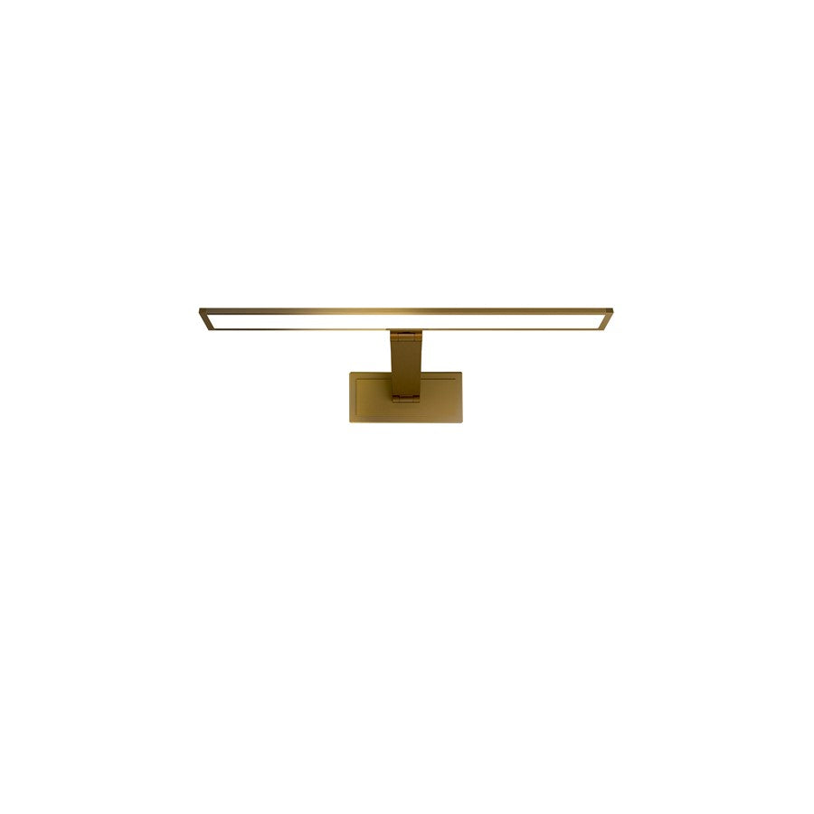 Modern Forms Diver 1Lt 18" LED Picture Light, 3000K, Aged Brass