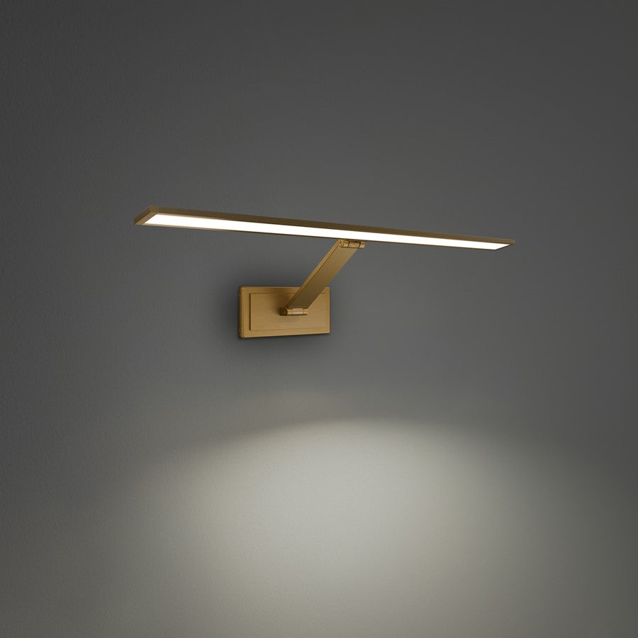Modern Forms Diver 1Lt 24" LED Picture Light, 2700K, Aged Brass