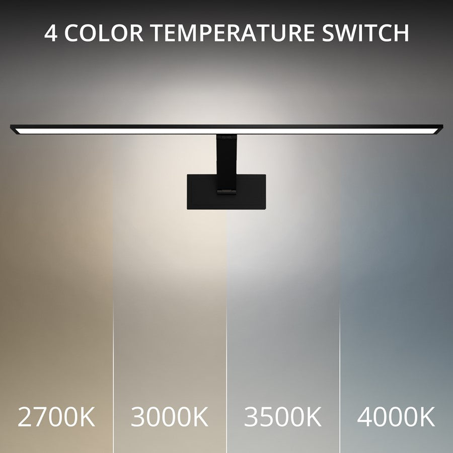 Modern Forms Diver 1Lt 30" LED Picture Light, 3500K, Black