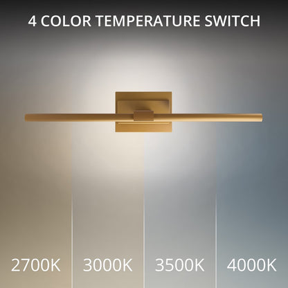Modern Forms Inlet 1Lt 24" LED Picture Light, 2700K, Aged Brass