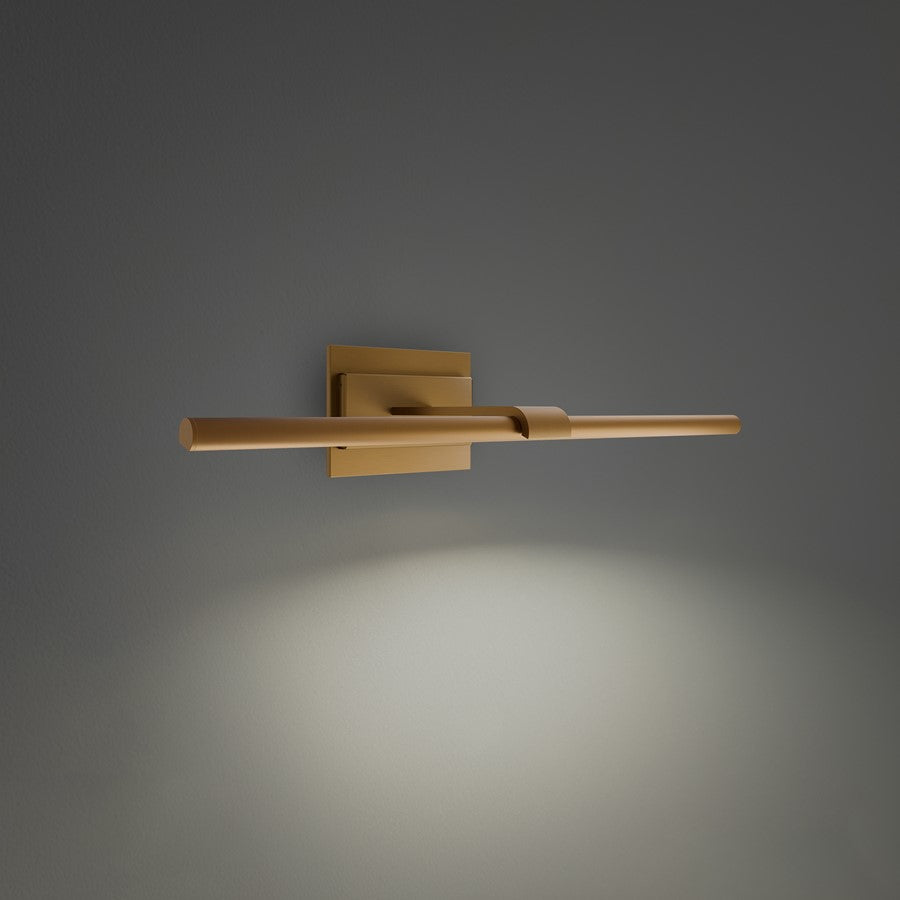 Modern Forms Inlet 1Lt 24" LED Picture Light, 4000K, Aged Brass