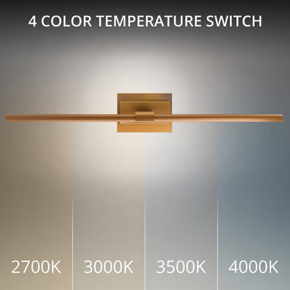 Modern Forms Inlet 1Lt 30" LED Picture Light, 2700K, Aged Brass
