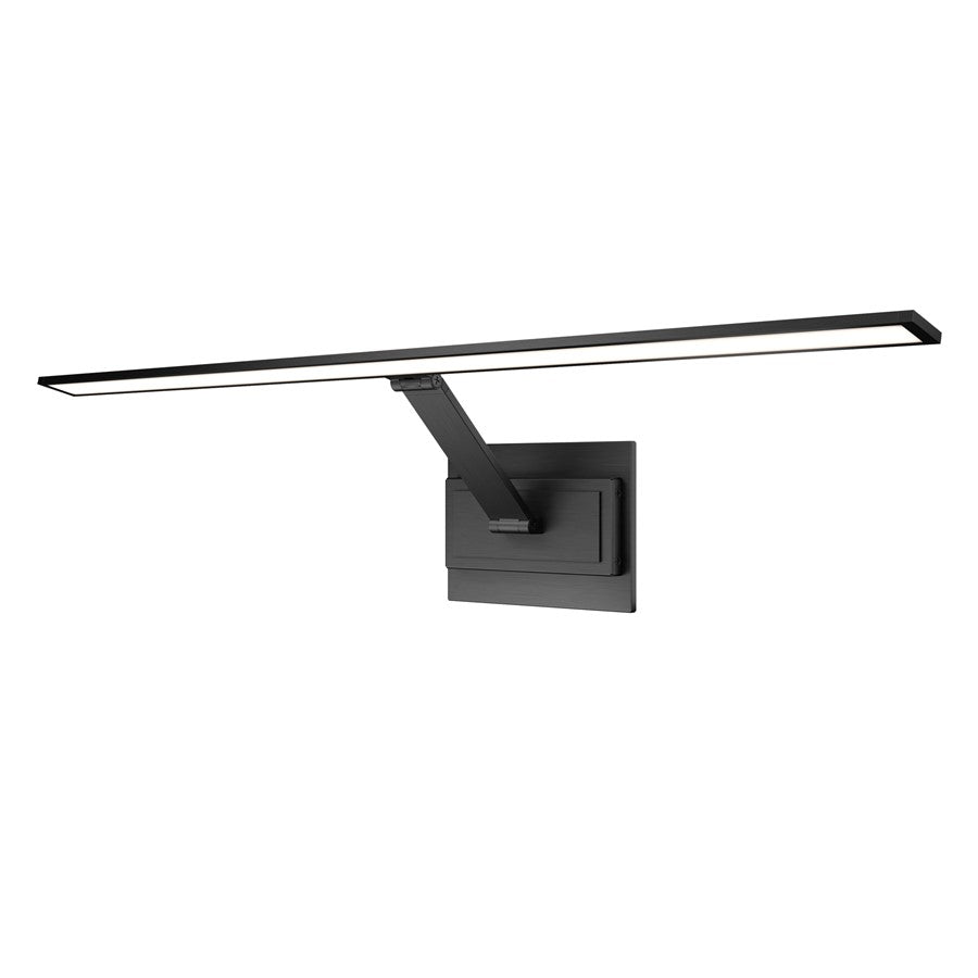 Modern Forms Inlet 1Lt 30" LED Picture Light/3500K, Black - PL-48530-35-BK