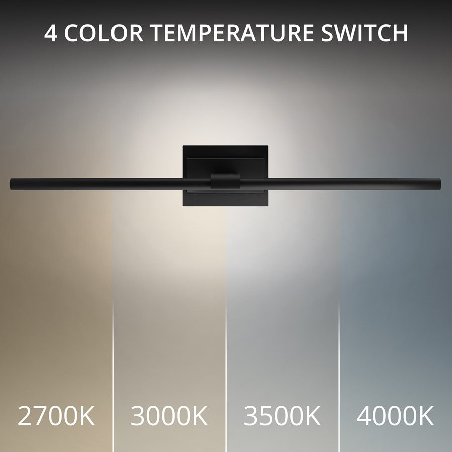 Modern Forms Inlet 1Lt 30" LED Picture Light, 3500K, Black