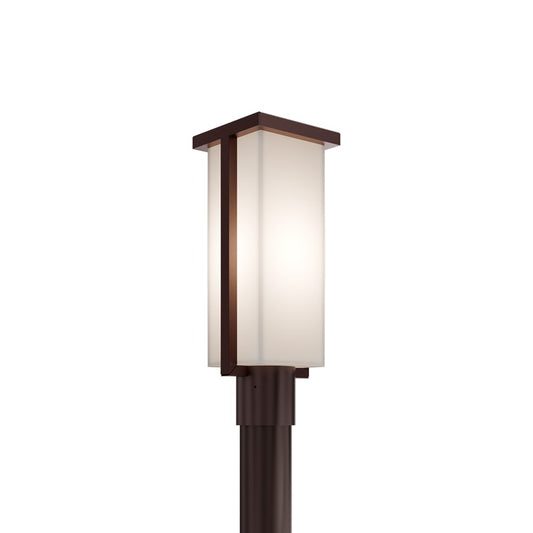 Modern Forms Ledge 16.8" LED Outdoor Post Light/2700K, BZ/WH - PM-W1417-27-BZ