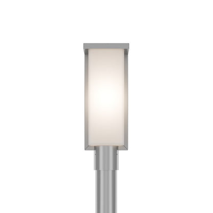 Modern Forms Ledge 16.8" LED Outdoor Post Light, Aluminum/White