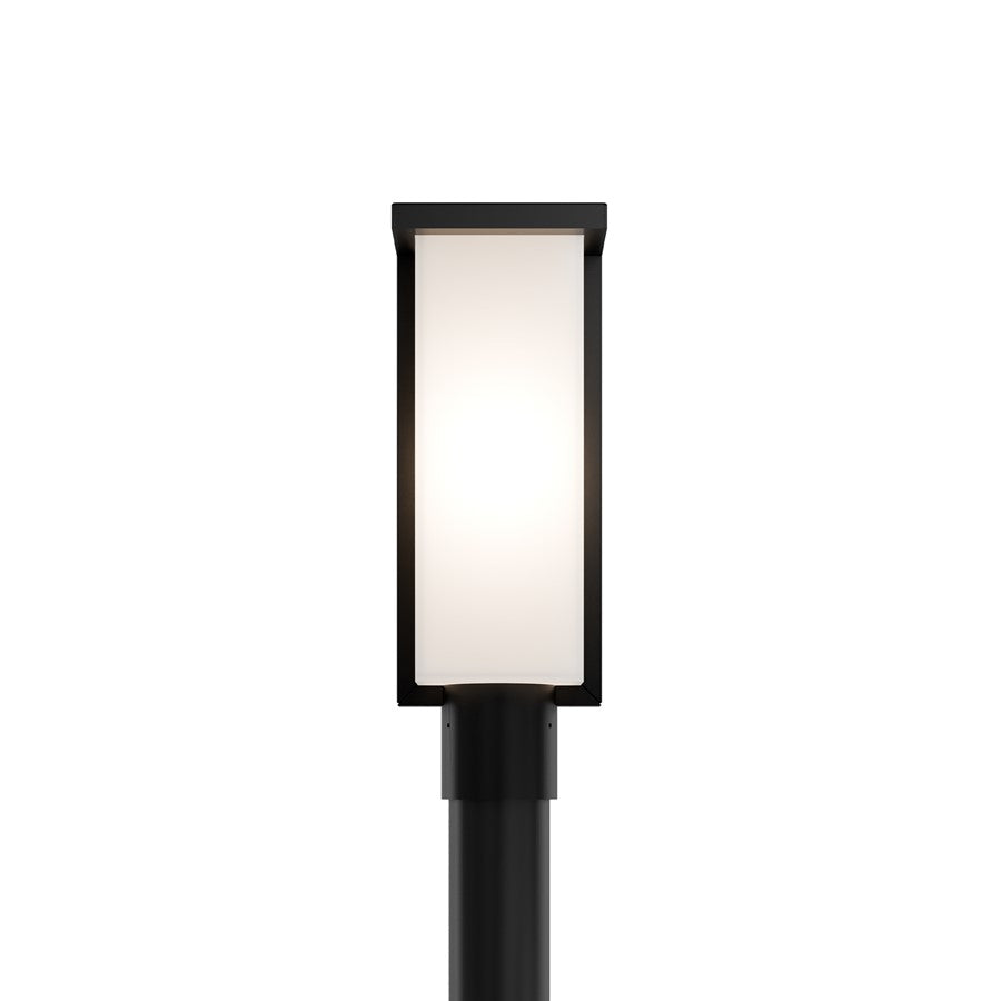 Modern Forms Ledge 16.8" LED Outdoor Post Light, Black/White