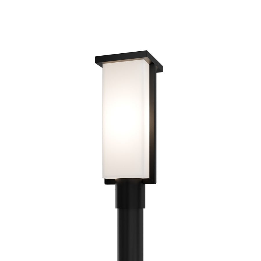 Modern Forms Ledge 16.8" LED Outdoor Post Light, Black/White